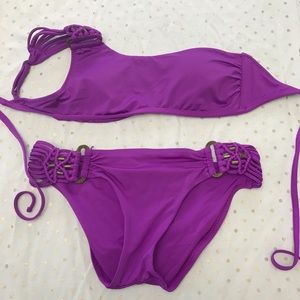 BECCA purple bikini